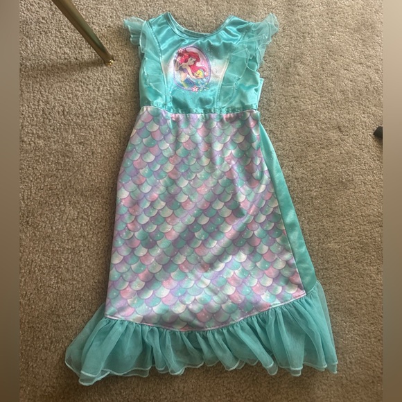 Disney’ Ariel Themed Mermaid Dress for girl size 6-6x - Picture 1 of 1